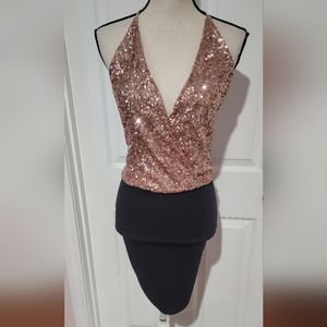 Jacaranda mini dress